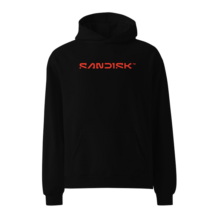 FAST FWD OVERSIZED BLACK HOODIE product image (1)