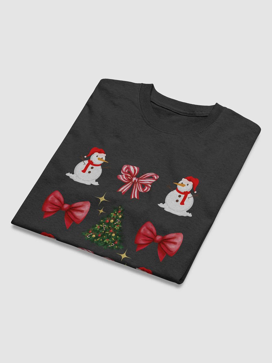 Festive Snowmen Christmas Trendy Coquette T-Shirt product image (4)