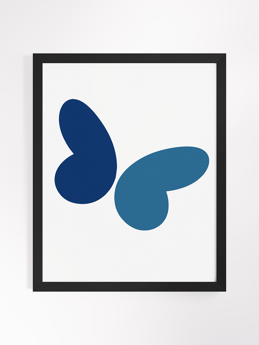 Abstract Blue-winged Butterfly Printable Wall Art product image (4)