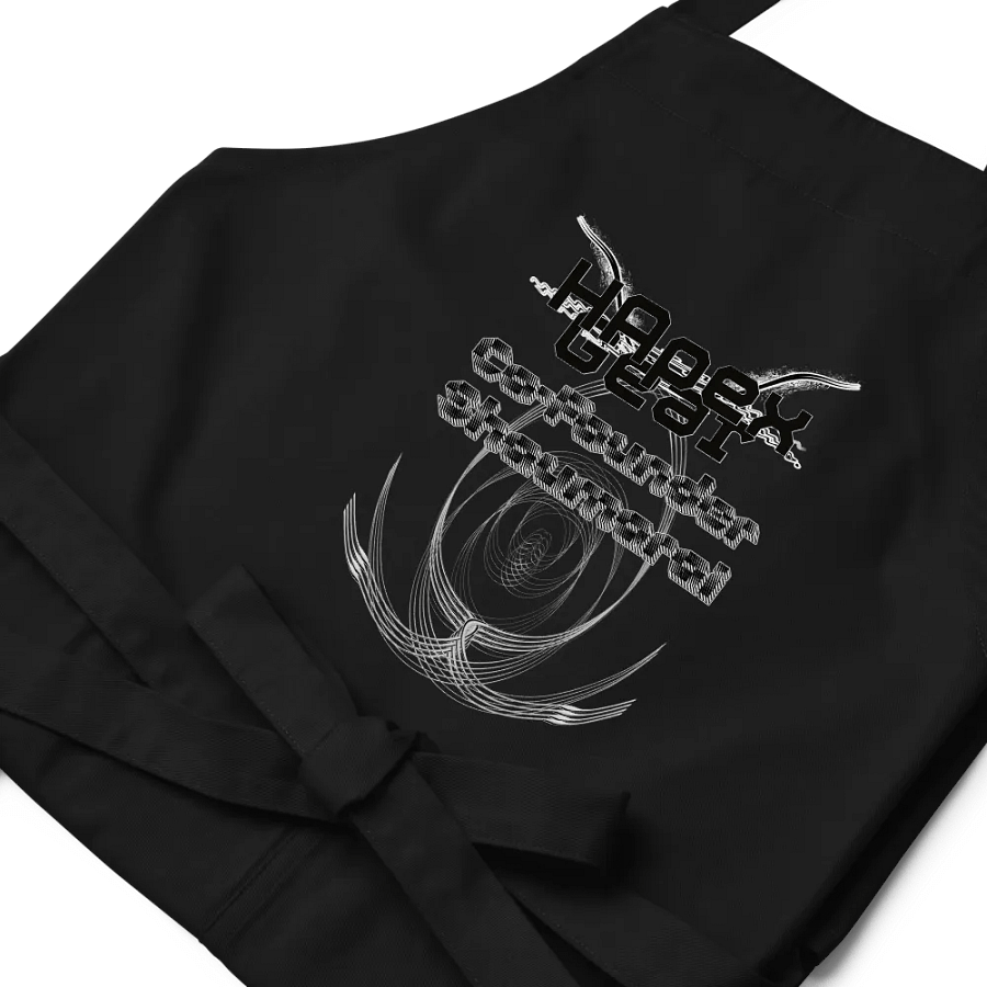 Organic Cotton Apron - Co Founder Shaumarai - Black HApex Gear Black Logo product image (7)