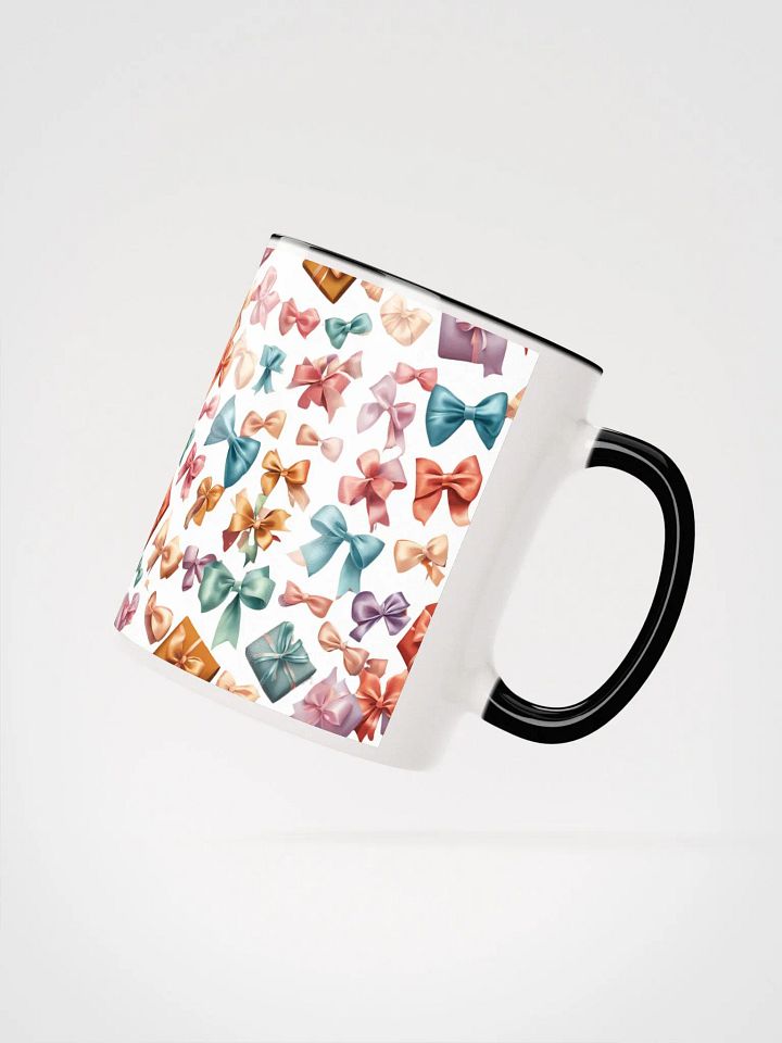 Ceramic Mug Colorful Bows with Color Inside product image (2)