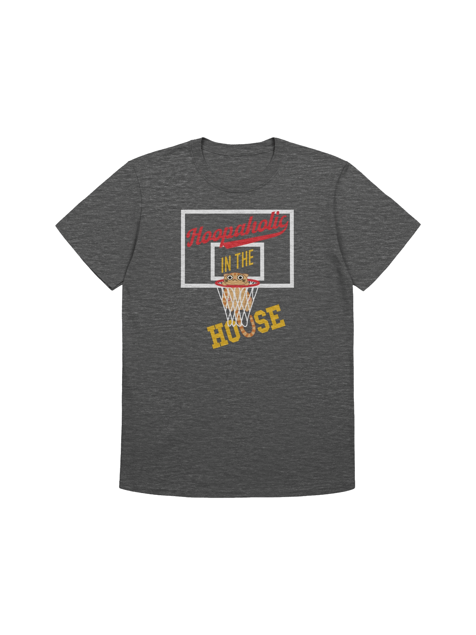 Basketball Cat (Hoopaholic IN THE HOUSE) - Unisex Adult Super Soft Lightweight T-shirt product image (2)