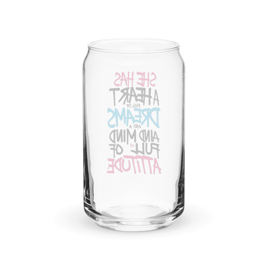 Dreams & Attitude Can Glass product image (6)