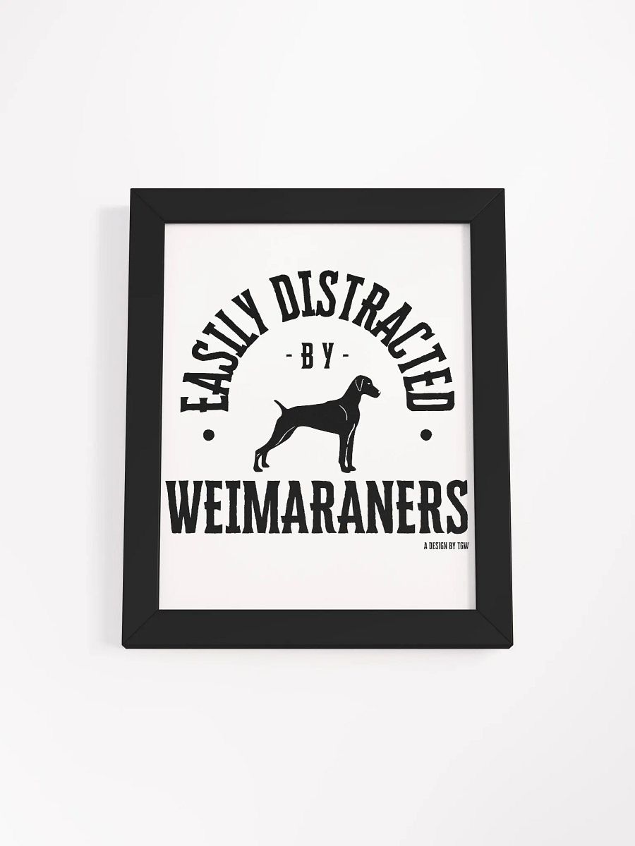Easily Distracted - Framed Print product image (1)