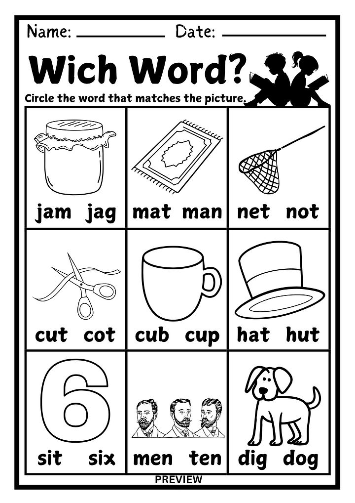 CVC Words for Kindergarten product image (1)