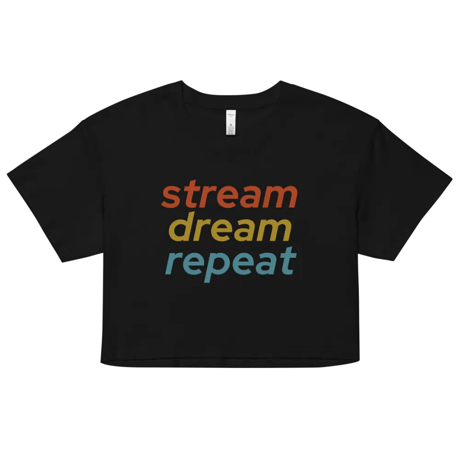 Stream Dream Repeat Crop Top product image (7)