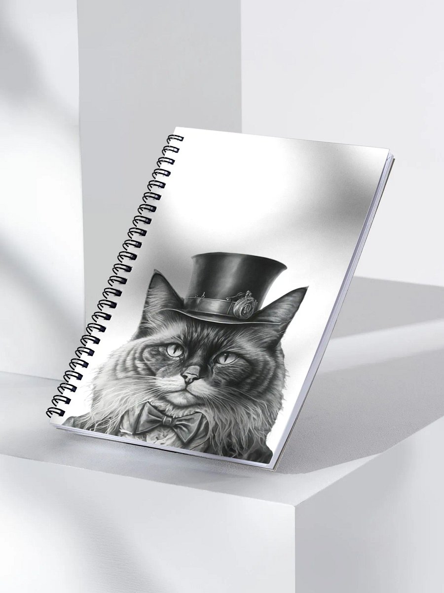 Cat with Top Hat - Notebook product image (3)