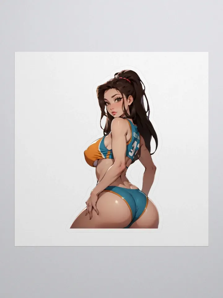 Backet Ball Wife STICKER product image (2)