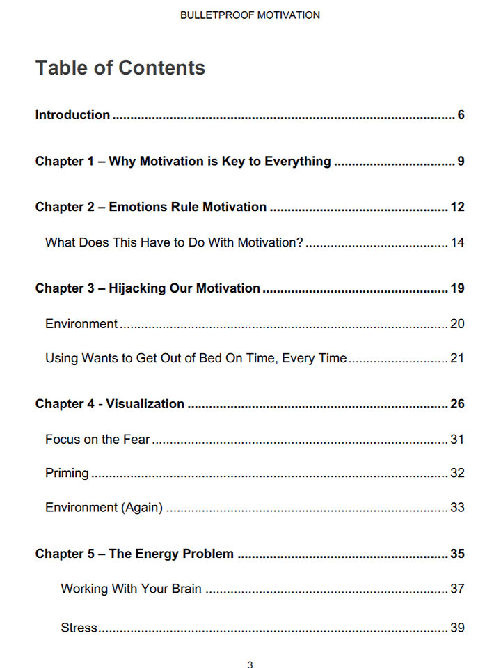 Bulletproof Motivation eBook product image (2)