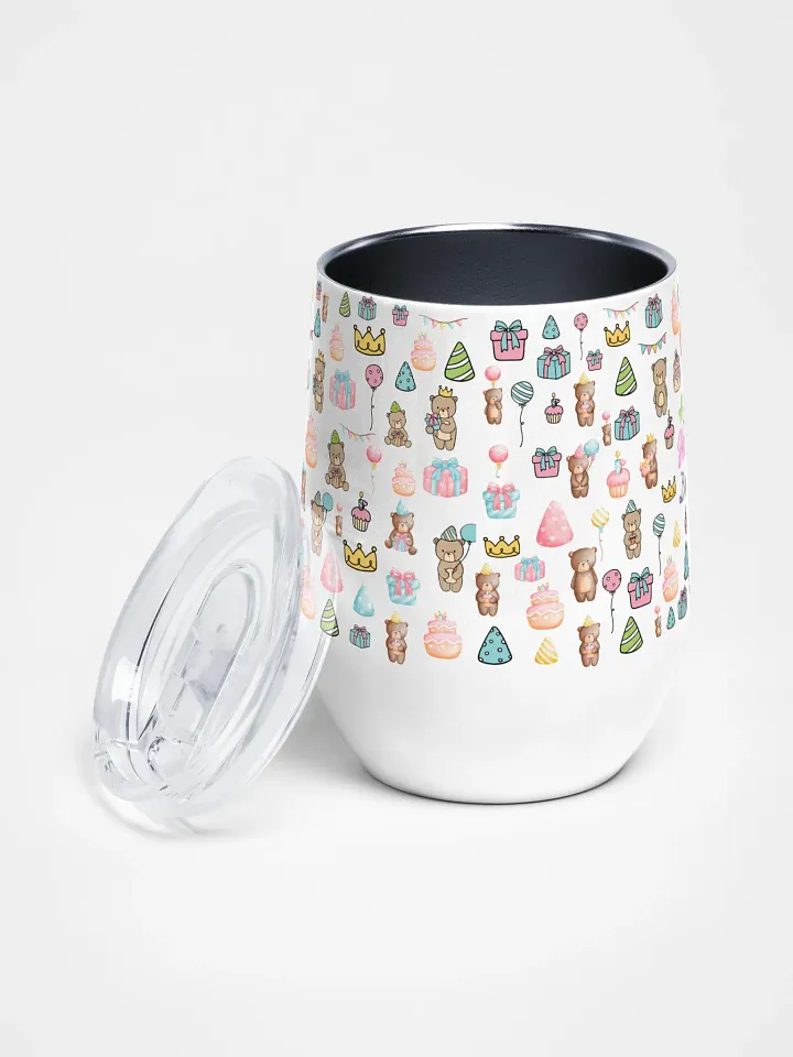 Festive Birthday Wine Tumbler product image (2)