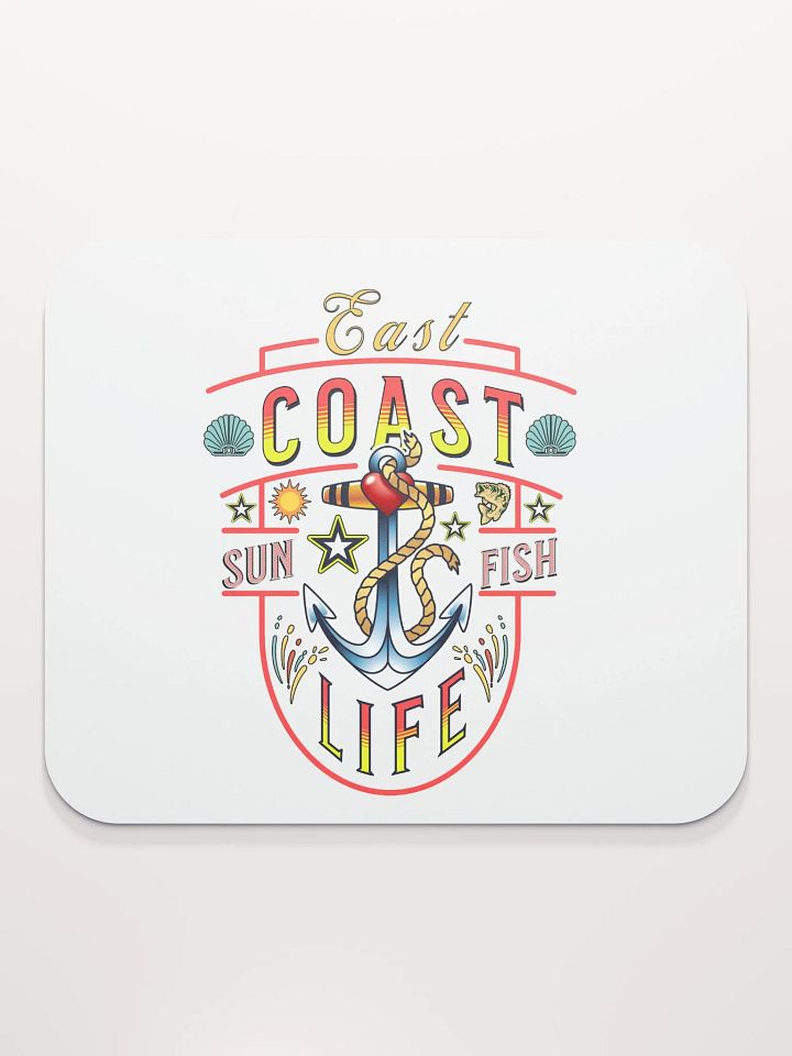 East Coast Life Nautical Mouse Pad product image (2)