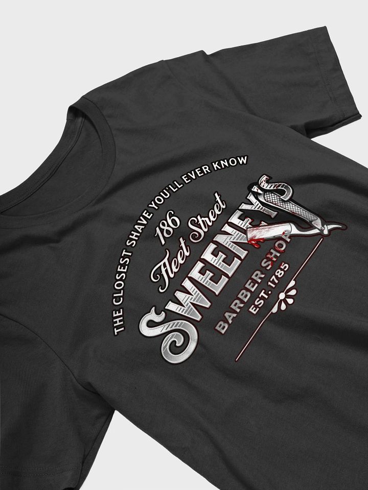 Sweeney Todd Barber Shop T-Shirt – Bella+Canvas Supersoft Horror Musical Tee product image (2)