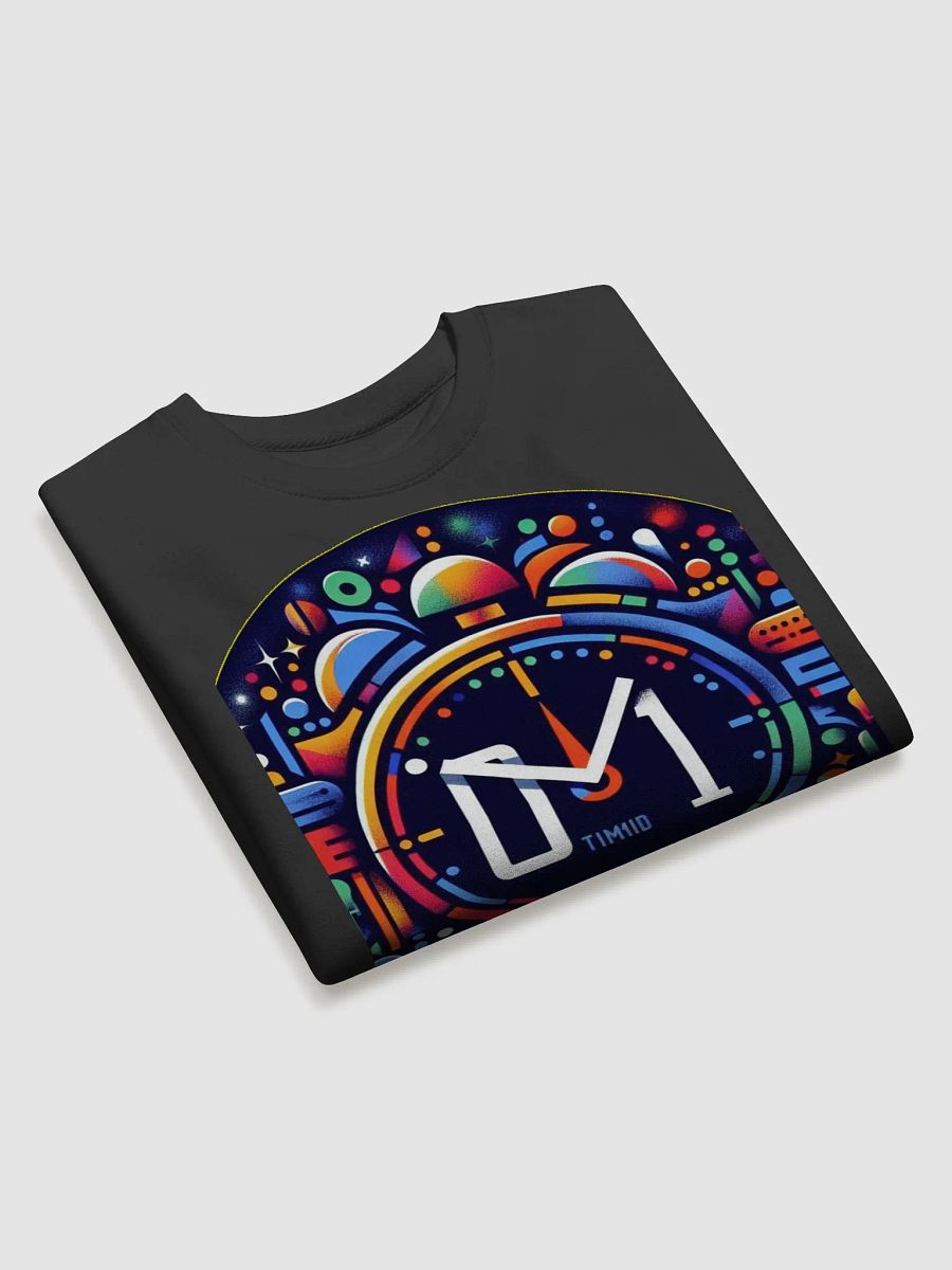 Vibrant Timepiece Graphic Sweatshirt product image (3)