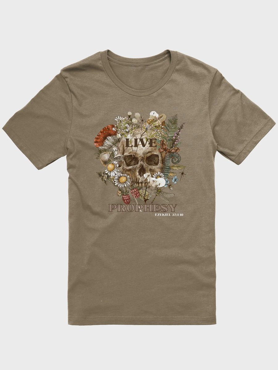 Prophesy Life - Skull & Blooms Tee Ezekiel 37:1-10 🌼🍄 product image (3)