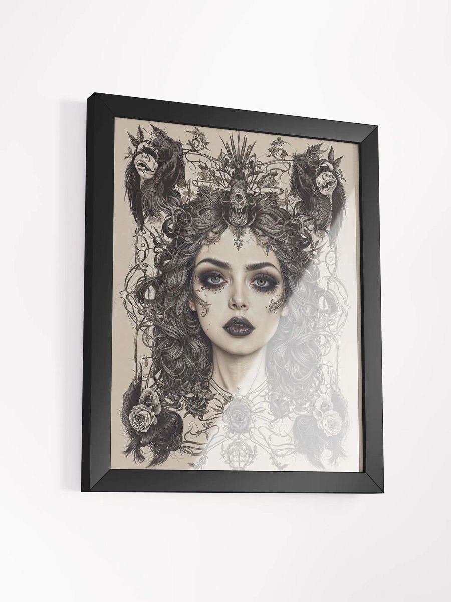 Gothic Femme Fatale Framed Print product image (16)