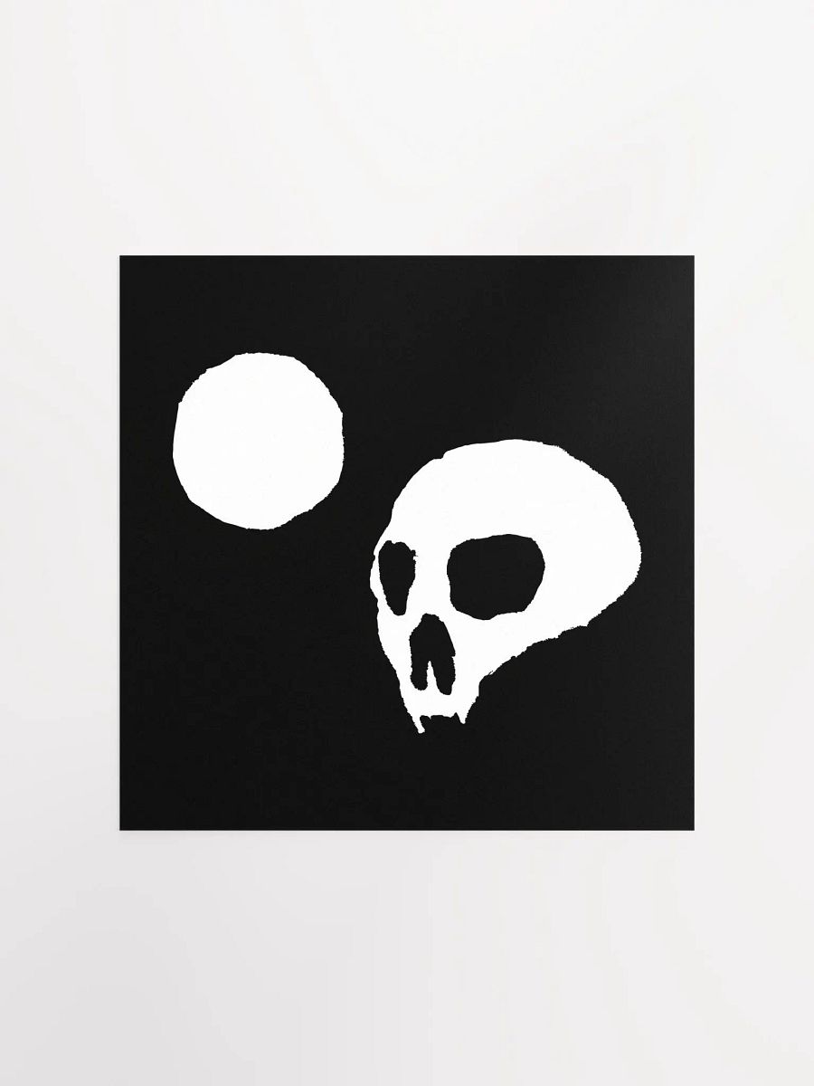 Vampyric Full Moon Skull Poster product image (1)
