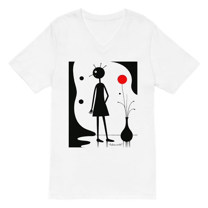 Bella+Canvas Short Sleeve V-Neck Jersey T-Shirt product image (2)