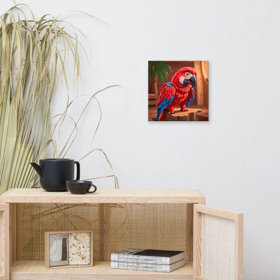 Endangered Species - Mexico - Scarlet Macaw Canvas Art product image (9)