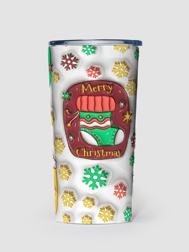 Cozy Christmas Holiday Stainless Steel Tumbler product image (1)