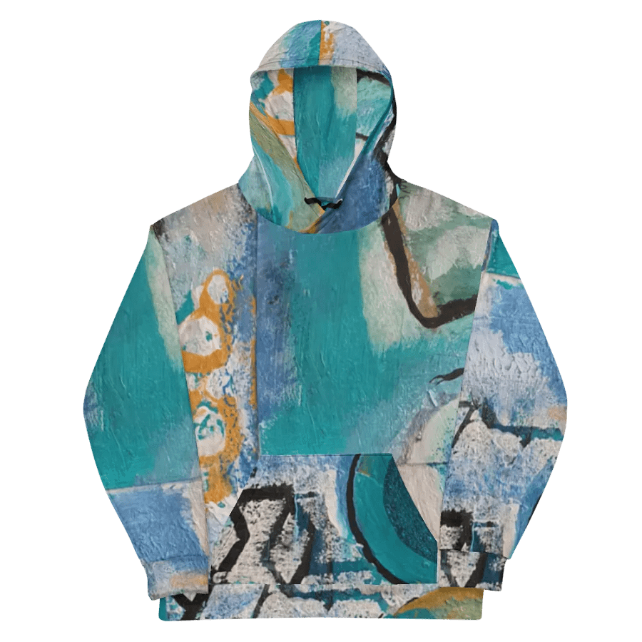 abstract painting on all over print unisex hoodie product image (11)
