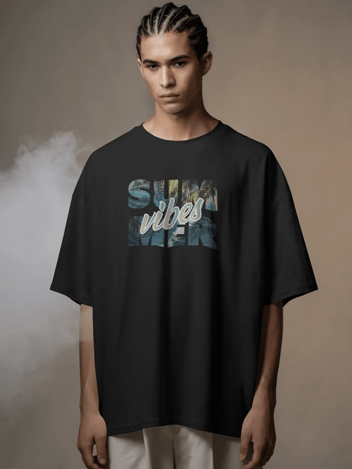 Oversized Premium Tee – Summer Vibes Edition product image (2)