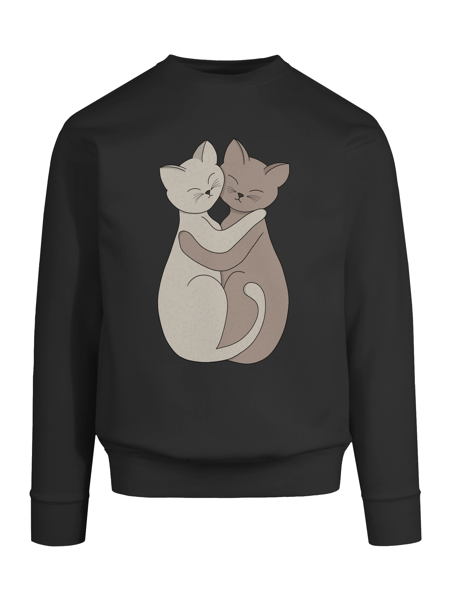 Hugging Cats Friendship Illustration product image (9)