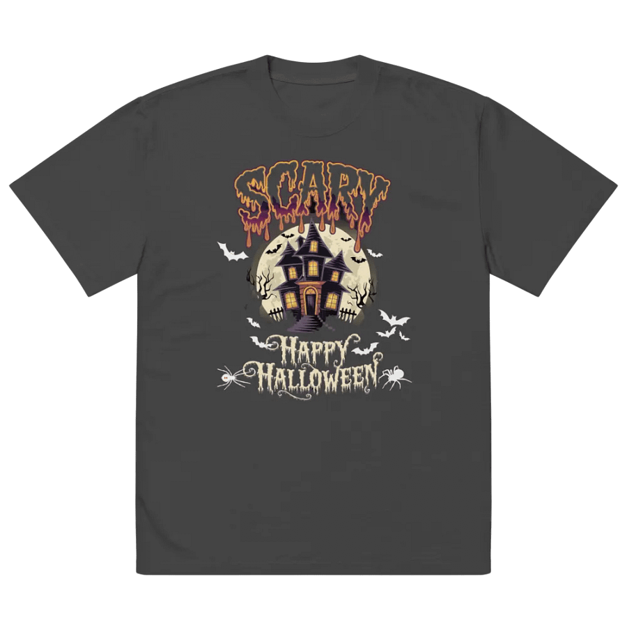 Glowing Haunted House Halloween T-Shirt product image (3)