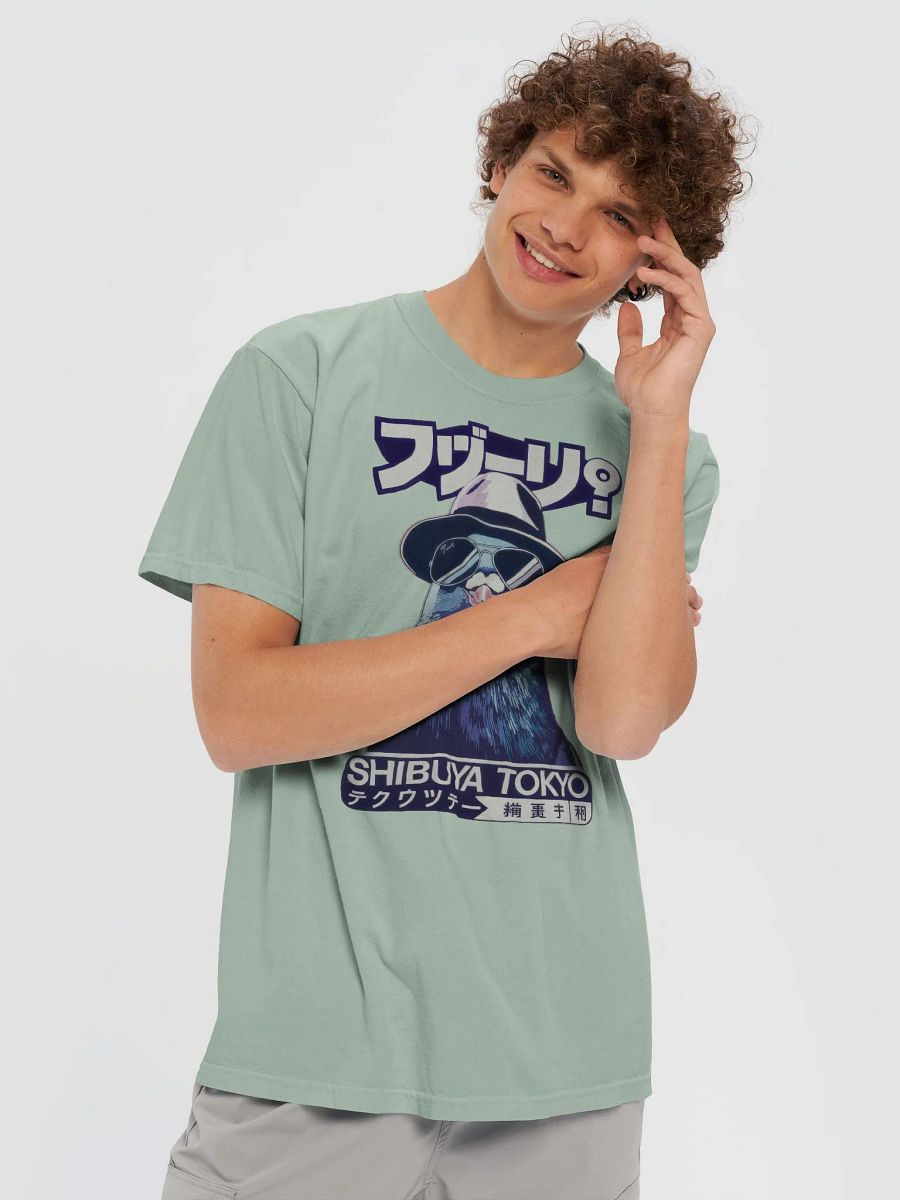 Shibuya Pigeon Cool Comfort Colors Garment-Dyed Heavyweight T-Shirt product image (5)