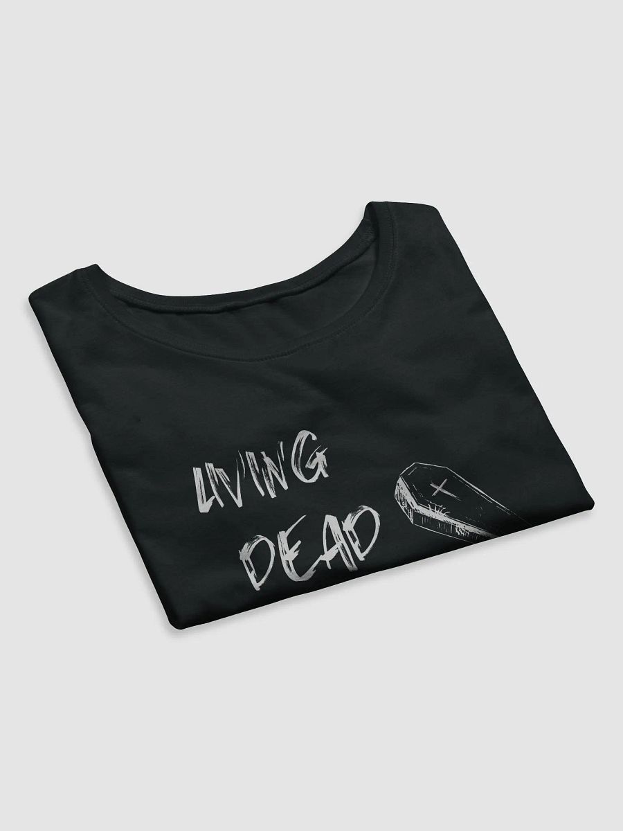 womans LDG cropped black tee product image (7)