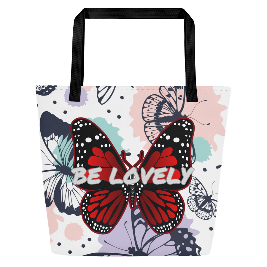 Be Lovely Butterfly Tote Bag product image (1)