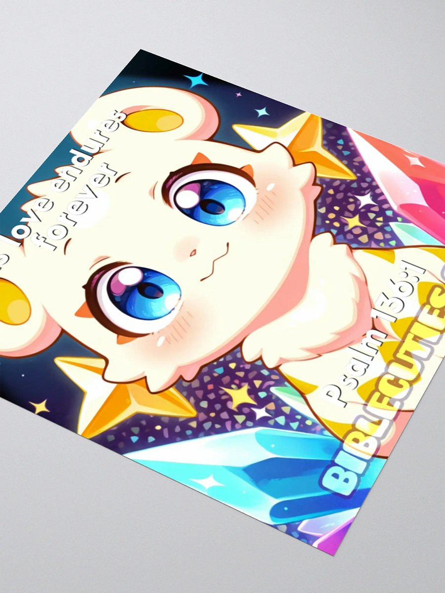 Bible Cuties Vicky - His love endures forever Sticker product image (6)