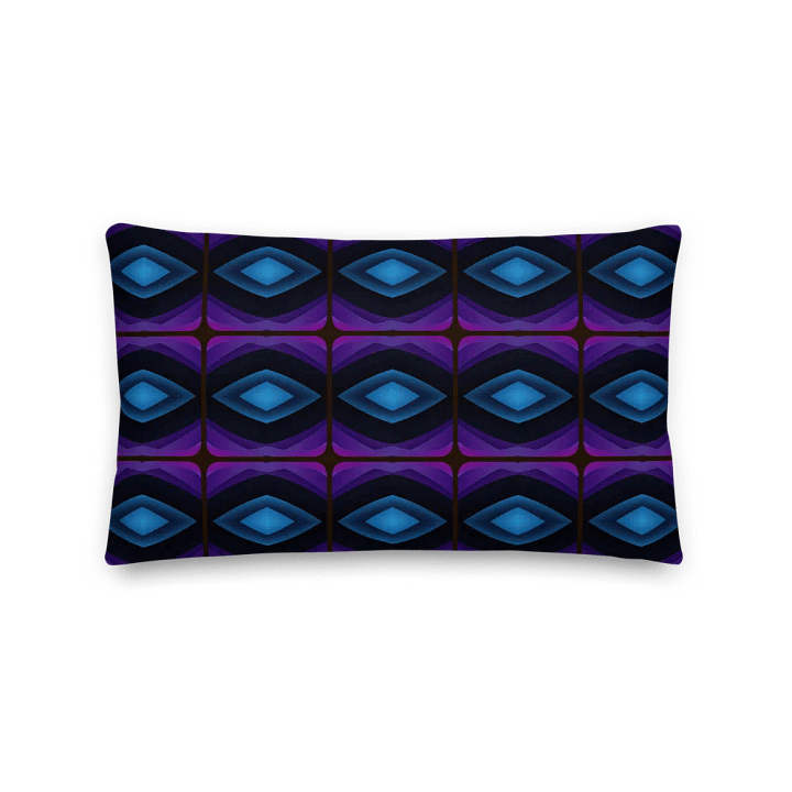Purple & Blue Diamond Premium Pillow – Modern Geometric Comfort product image (2)
