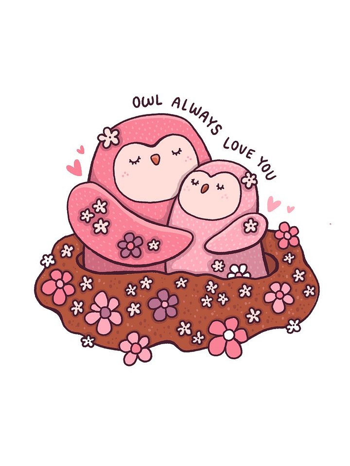Owl Always Love You Coloring Page - FREE Digital Download product image (2)