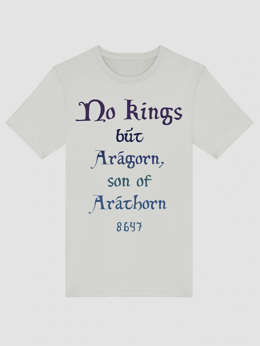 No Kings (light variant) Straight-Sided T-Shirt product image (5)