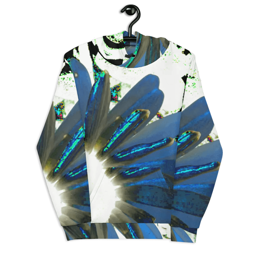 Cool Abstract Daisy Flowers Unisex All Over Print Pull On Hoodie product image (7)