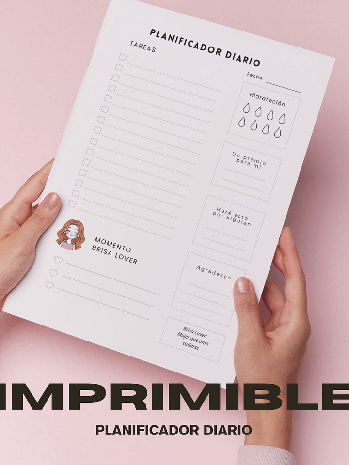 💖Planificador Diario (Imprimible A4) product image (1)