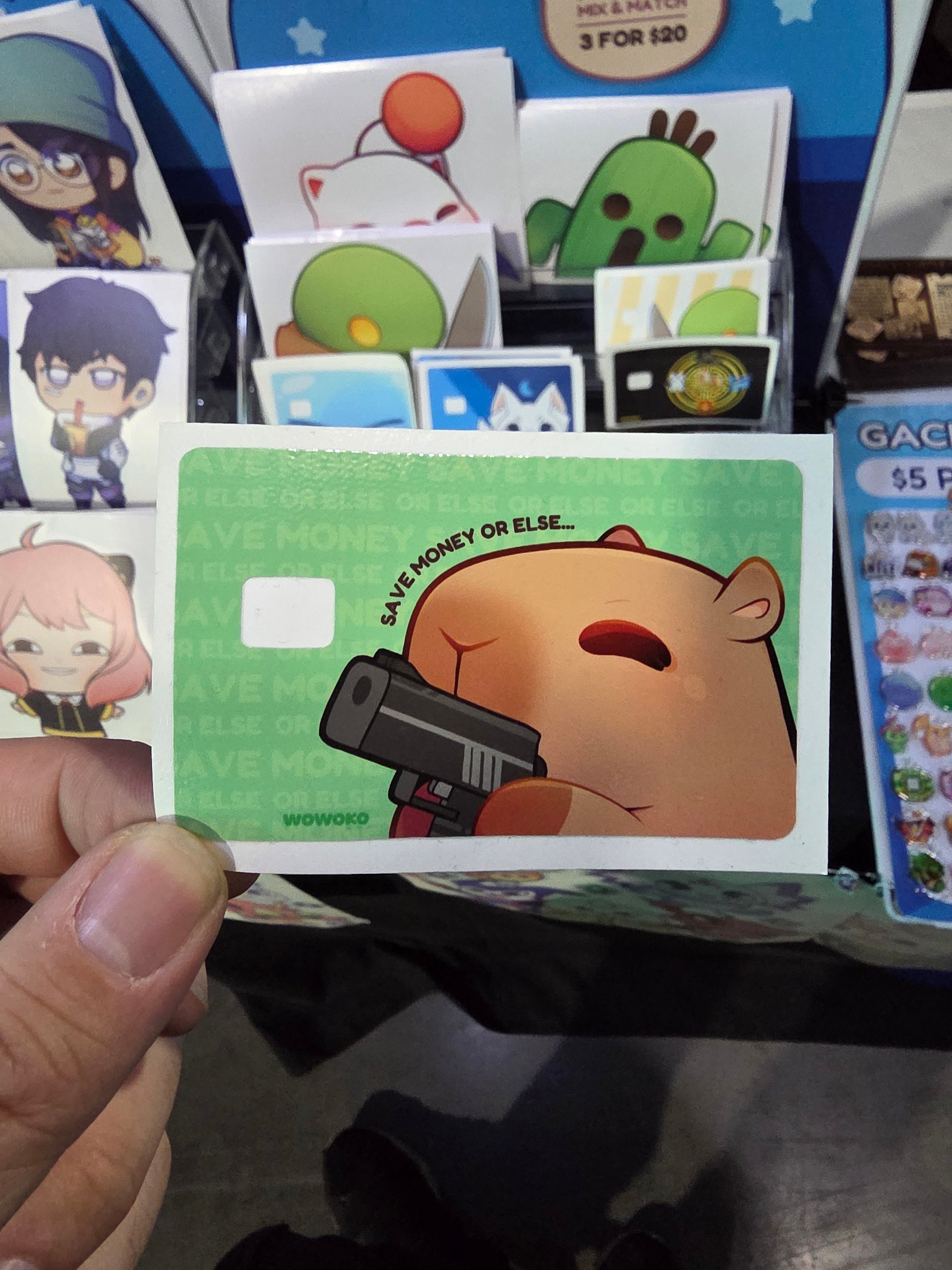 Capybara w/ Gun - Card Skin product image (1)
