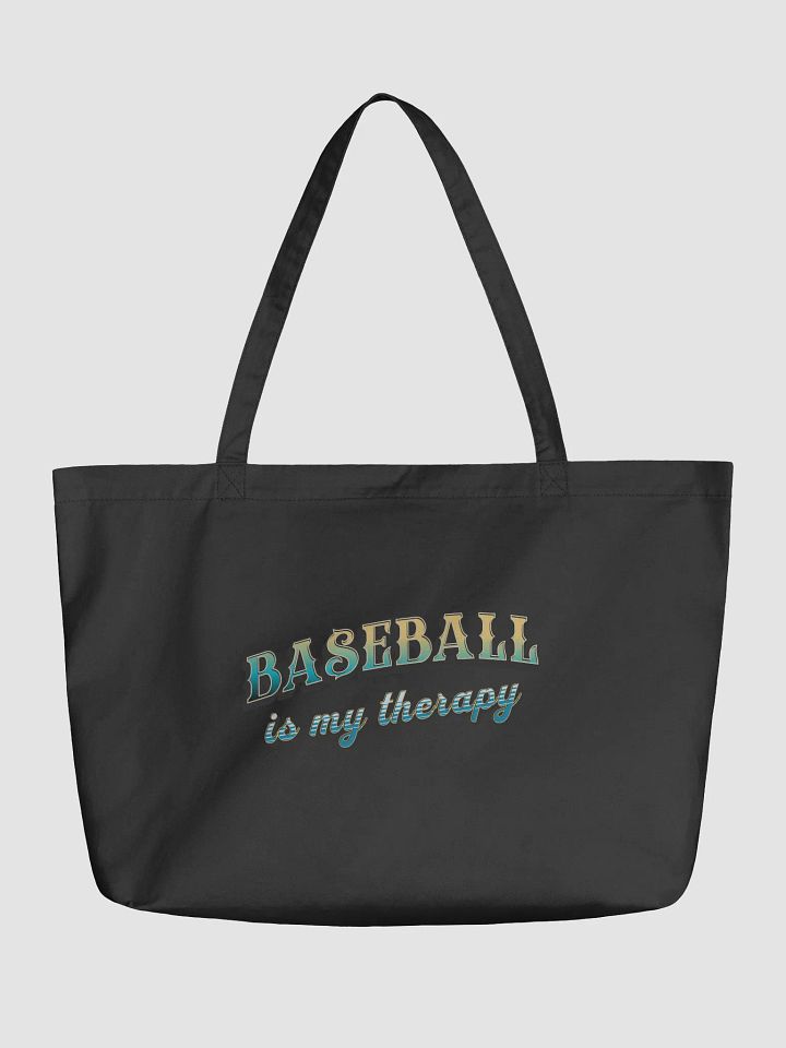 Baseball Is My Therapy Vibes Tote product image (5)