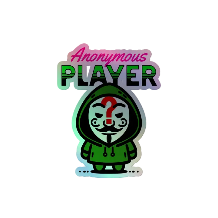 Anonymous Player Holo Sticker product image (2)