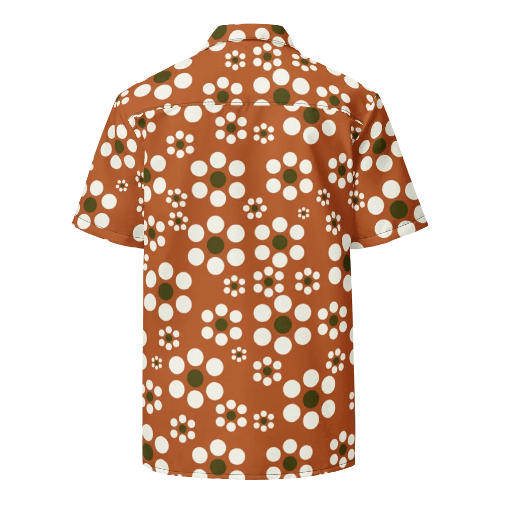 Mexican Floral TerracottaHawaiian Shirt product image (7)