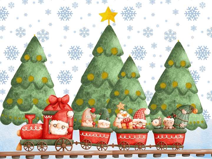 Christmas Train Tumbler product image (2)