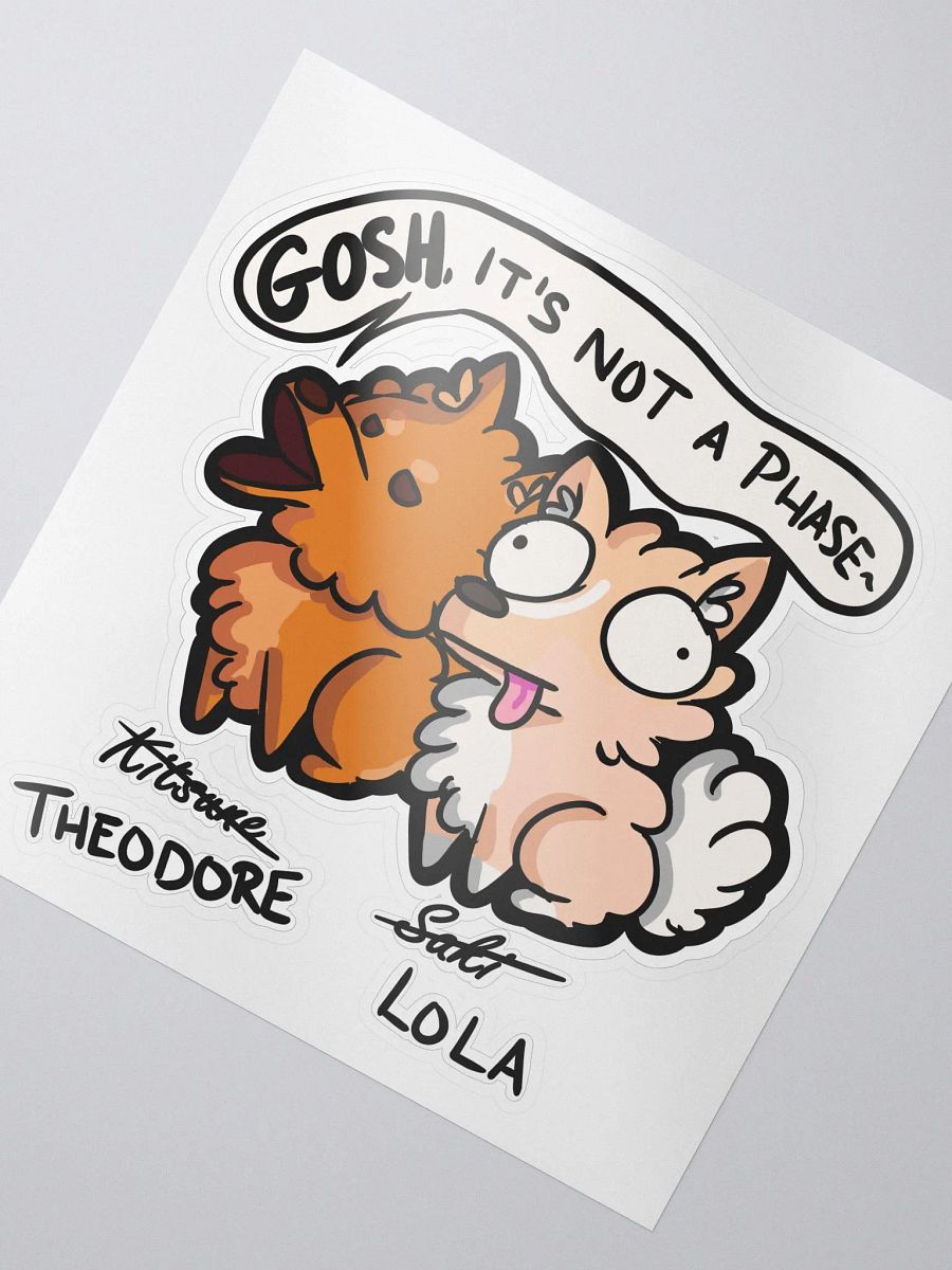 Theodore and Lola Sticker product image (2)
