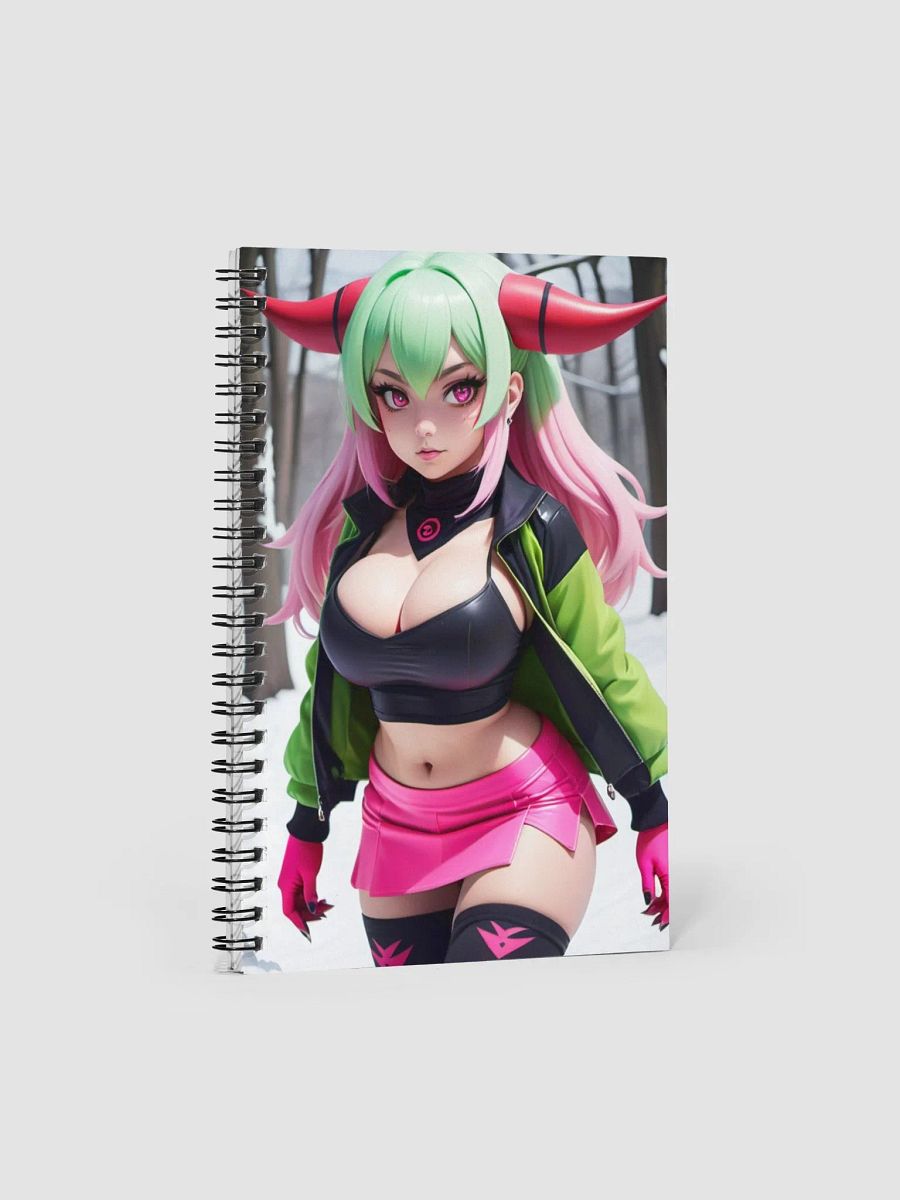 Snowy Anime Dreams Spiral Notebook product image (1)
