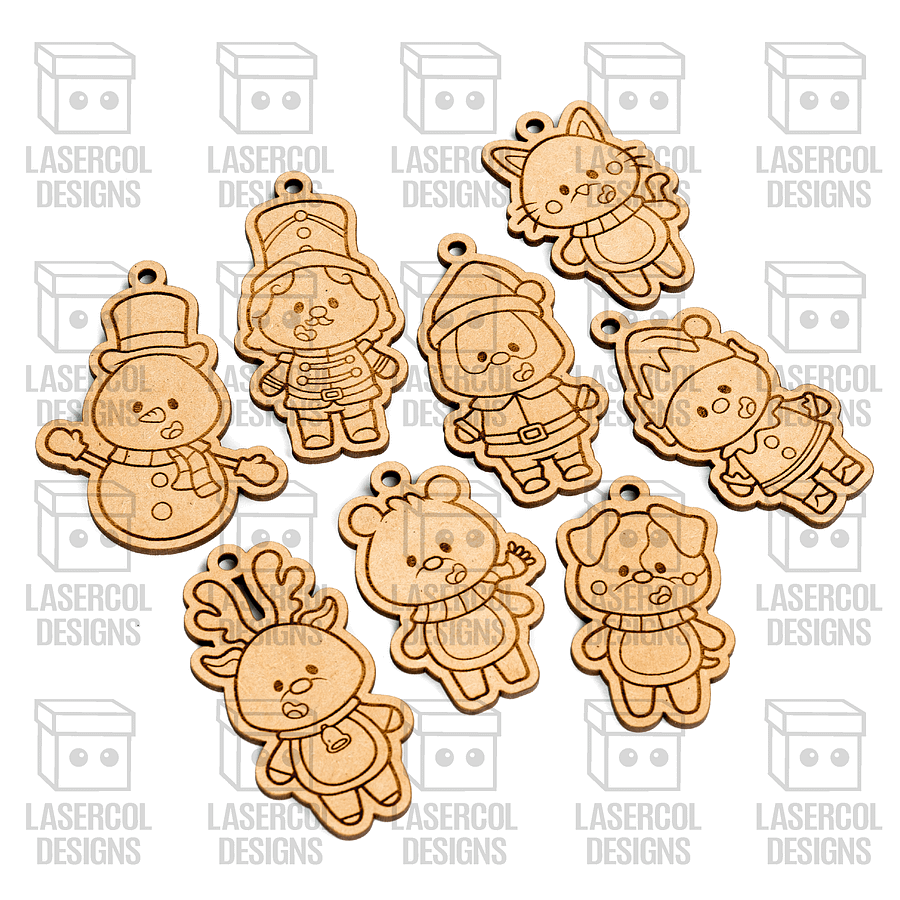 Christmas Ornaments - Laser Cut Files product image (9)