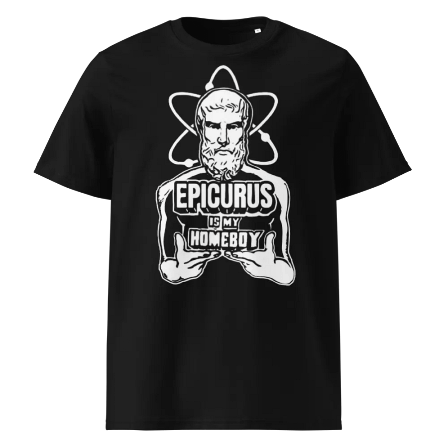 Epicurus Is My Homeboy (Stanley/Stella Organic Cotton T-Shirt) product image (9)