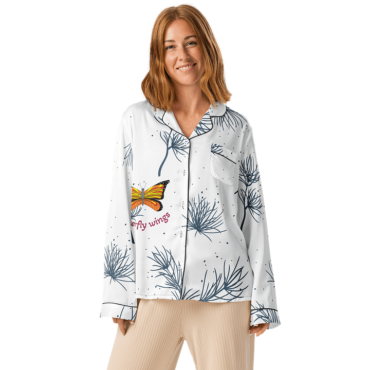 Whimsical Butterfly Dreams Women's Pajama Top product image (1)