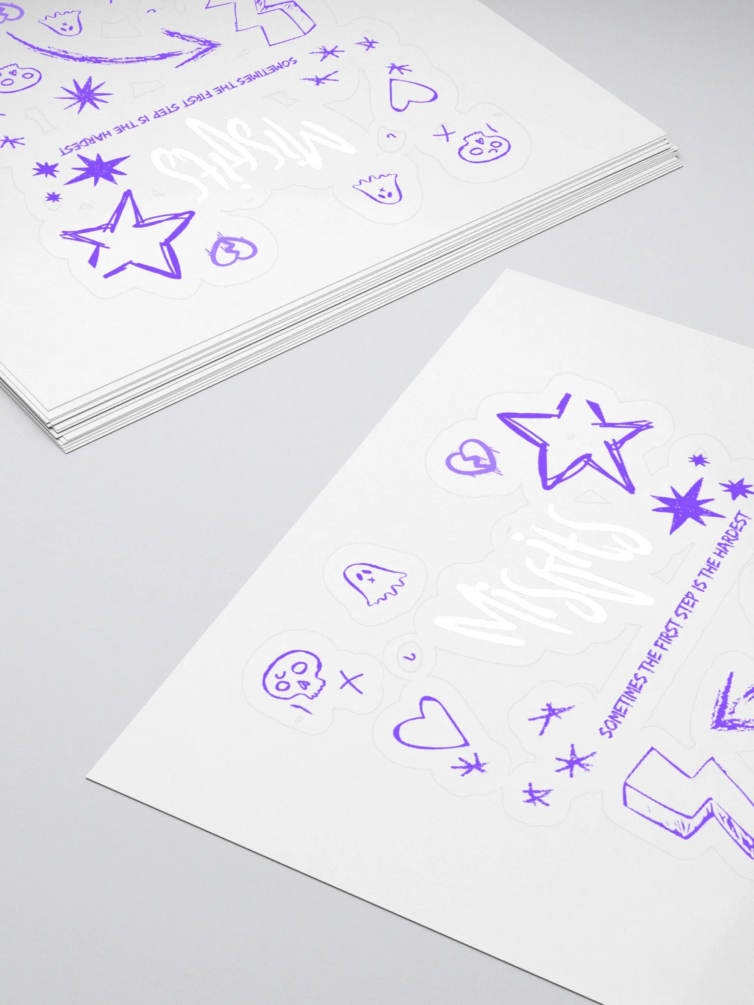 Misfits - Graphich Transparent Sticker product image (4)