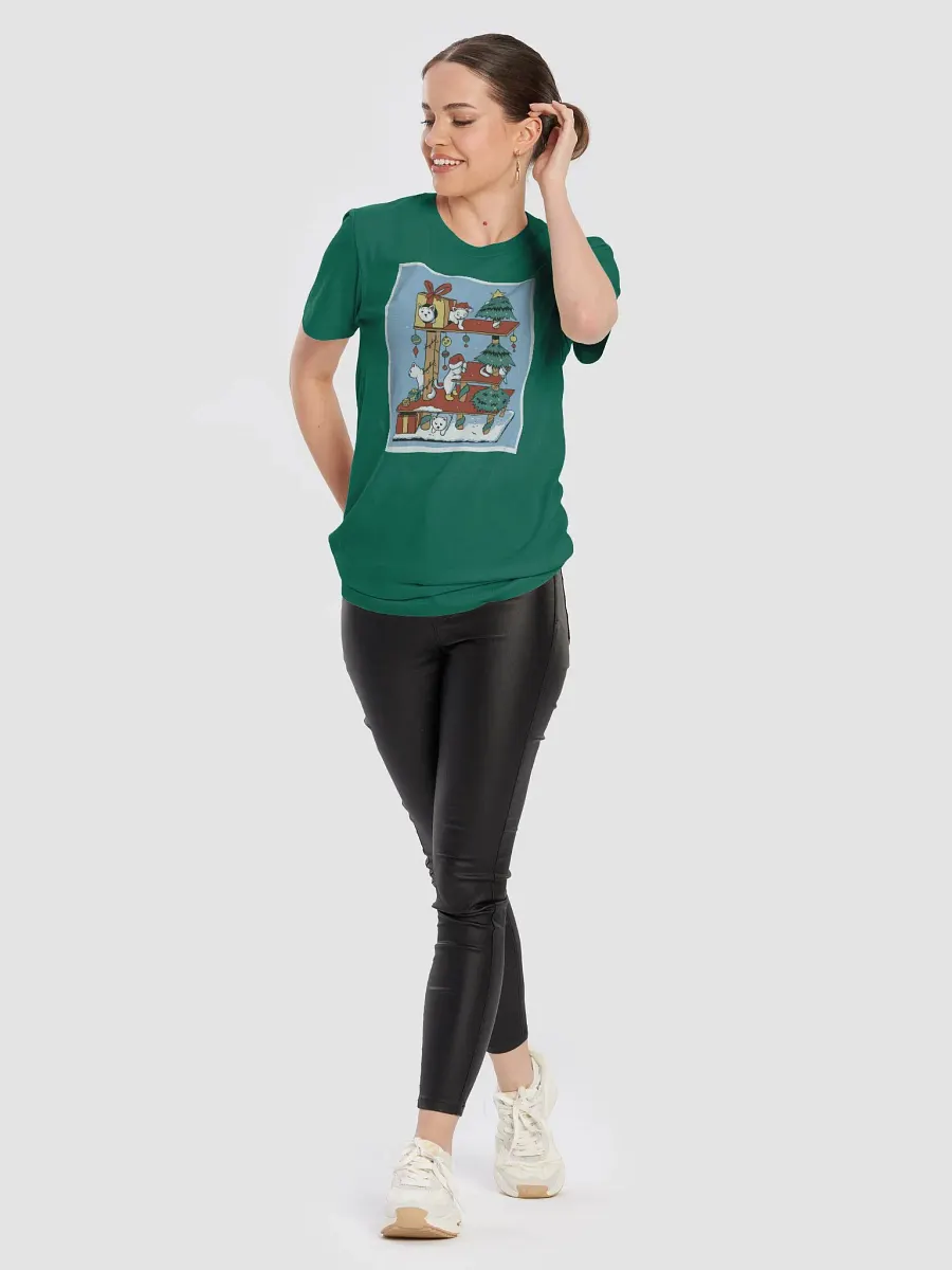 Cat X-Mas Playhouse Premium T-shirt product image (10)