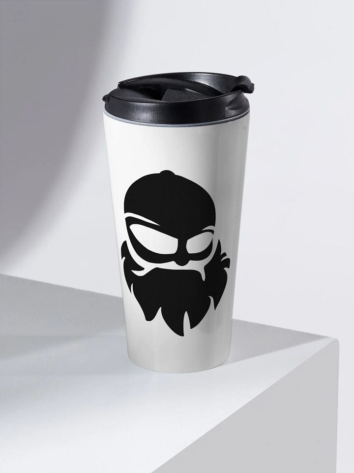 REXNOR Stainless Steel Travel Mug (Black Logo) product image (1)
