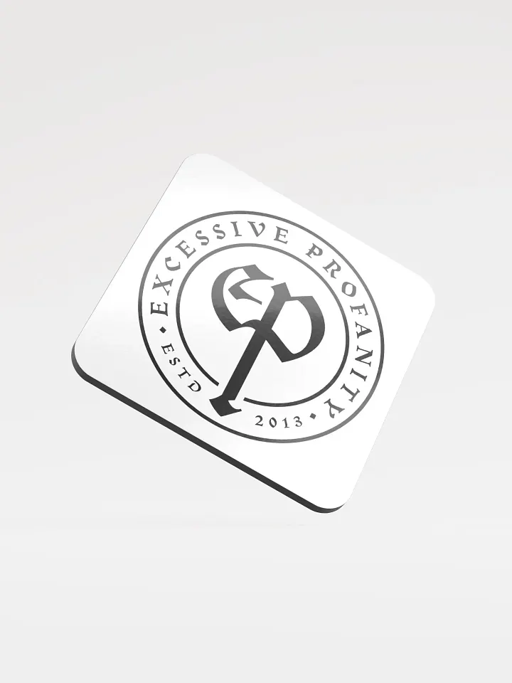 Executioner's Axe Glossed Cork Coaster (White) product image (1)